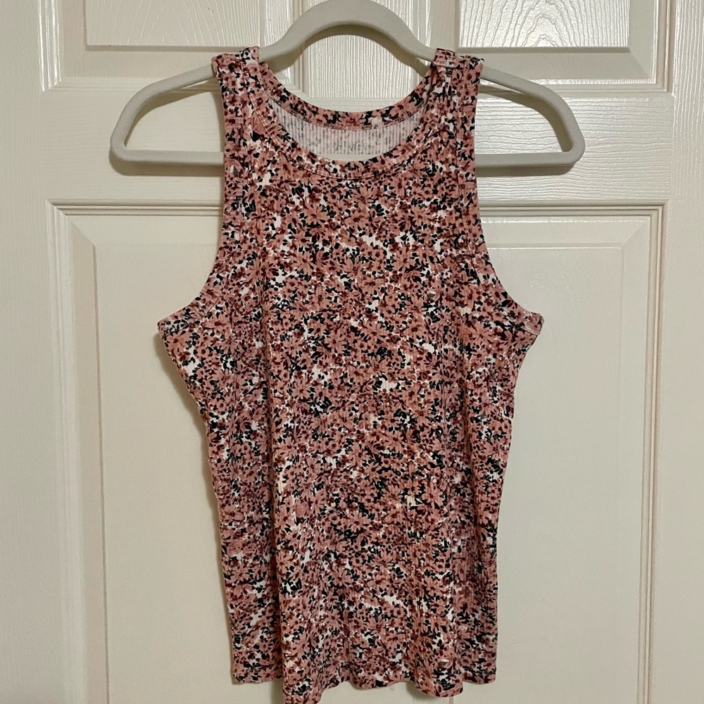 Maurices High Neck Ribbed Tank Top XL